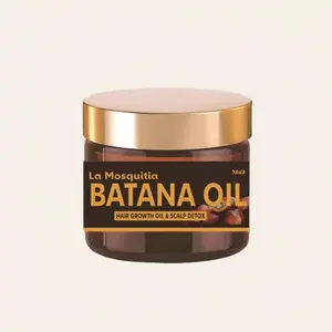 Authentic Raw Batana Oil for Hair Growth (4oz jar) Healthy Hair and Scalp, Repair, Strengthen, Nourish, Rejuvenate, and Replenish Hair