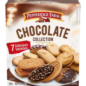 Pepperidge Farm Chocolate Collection Cookies, 13 oz Box – 7 Variety Assortment, Milano, Bordeaux, Geneva & More, Gourmet Chocolate Cookies Gift Box