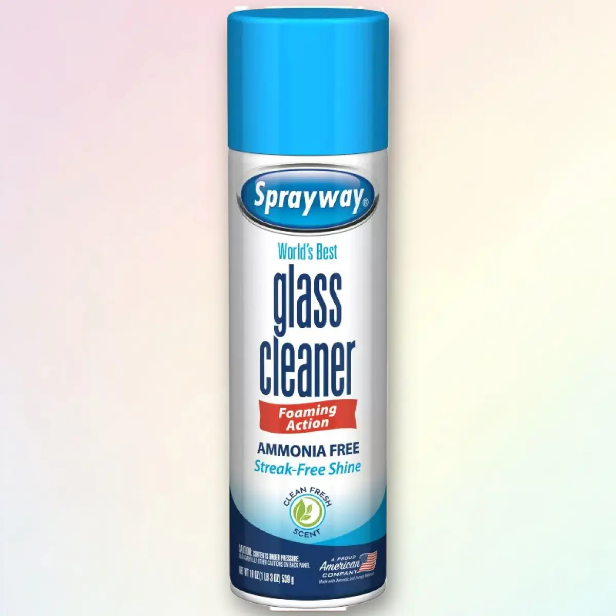Sprayway Glass Cleaner Ammonia Free Aerosol - 19oz