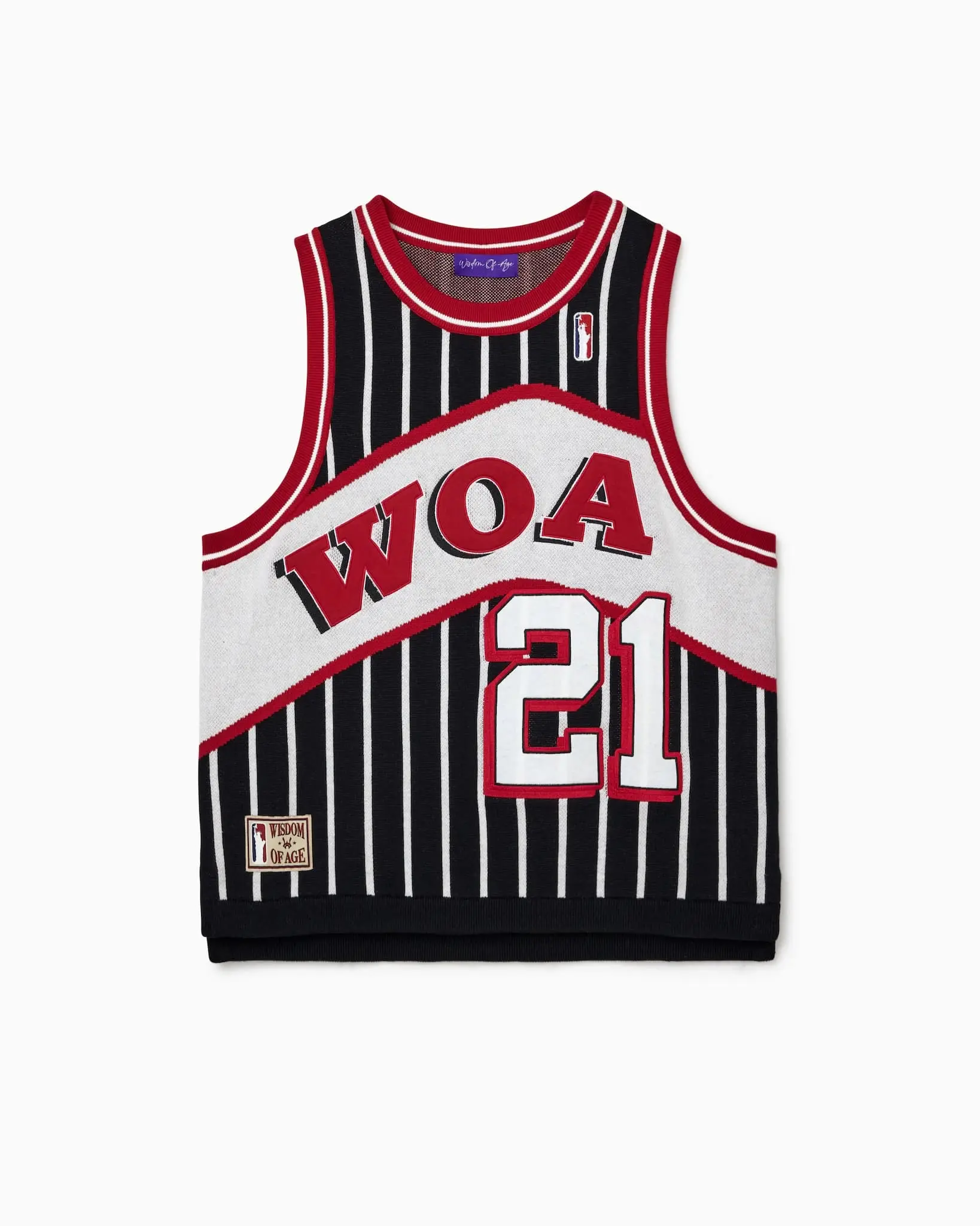 Empire Basketball Jersey – Black Pinstripe