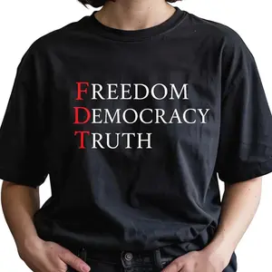 FDT - Freedom, Democracy, Truth Shirt, Political Activist Tee, Protest Shirt, Anti-Trump Apparel, Unisex Political Graphic Tee