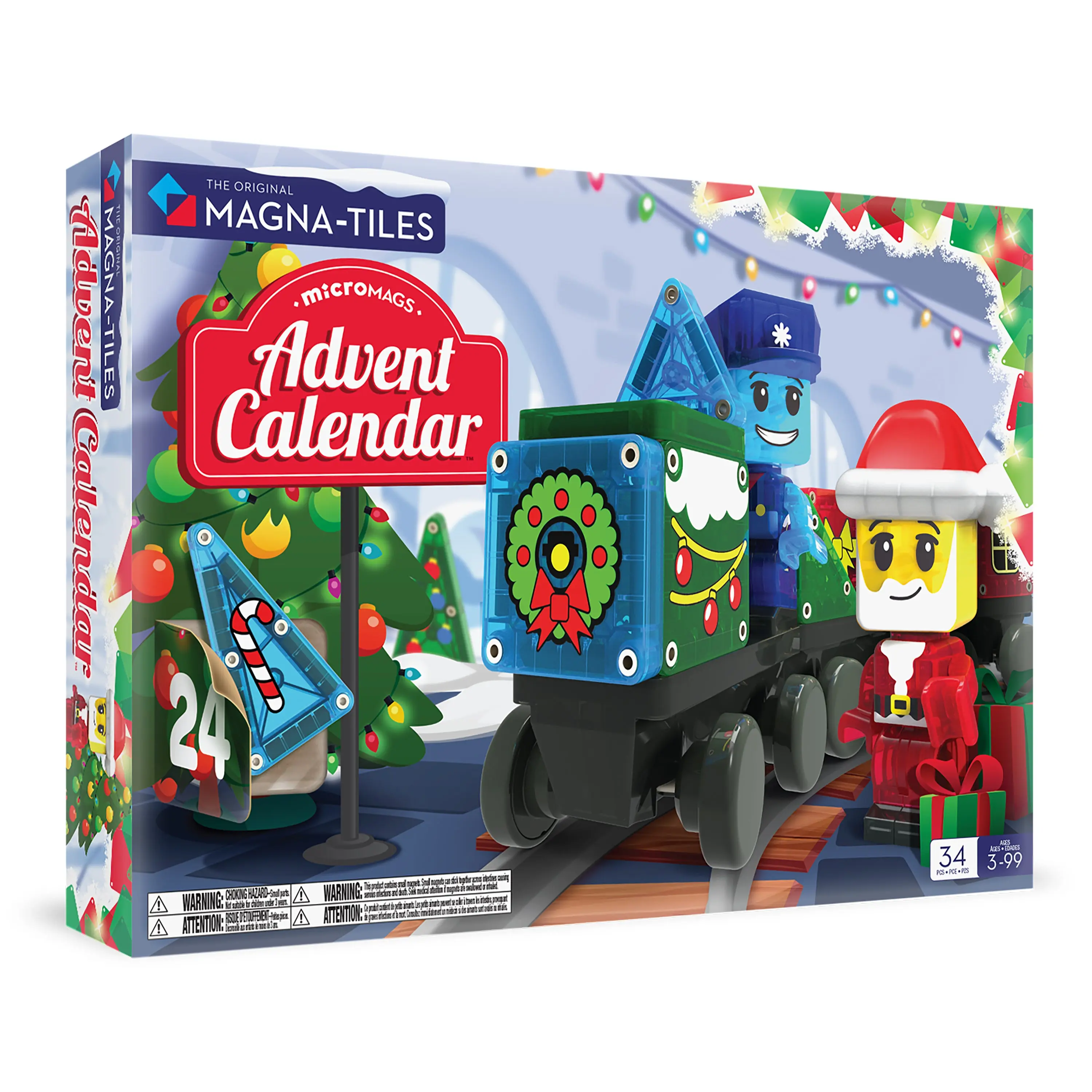 microMAGS Advent Calendar 34 Piece Set microMAGS Advent Calendar 34 Piece Set
