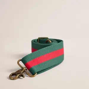 Adjustable Crossbody Strap - Racer Stripe - Green & Red