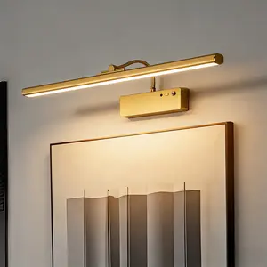 3-Color Dimmable Picture Light with Controller, Painting Light, USB Rechargeable Wall Lamp for Murals, Mirror, Gallery Art, Paintings, Portraits & Artwork Lighting