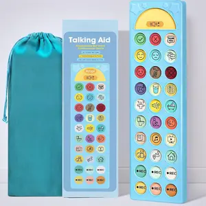 AAC Device for Autism & Non-Verbal Communication, Speech Therapy & Stroke Rehab Talking Aid with 6 Programmable Buttons & Adjustable Volume, Communication Tools for Kids & Adults