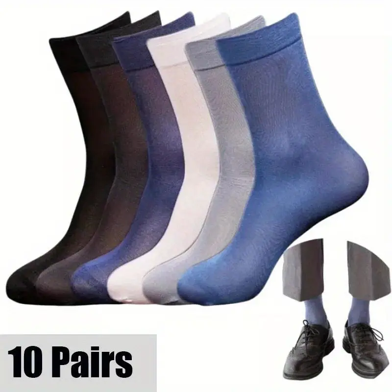 Women's 10/20 Pairs Multicolor Bamboo Fiber Striped Athletic Tube Socks - 1-Size, Thin, Breathe, Bacteriostatic, Mid-Calf, Fit for Esports, Athletic Use, Multicolor Athletic Socks