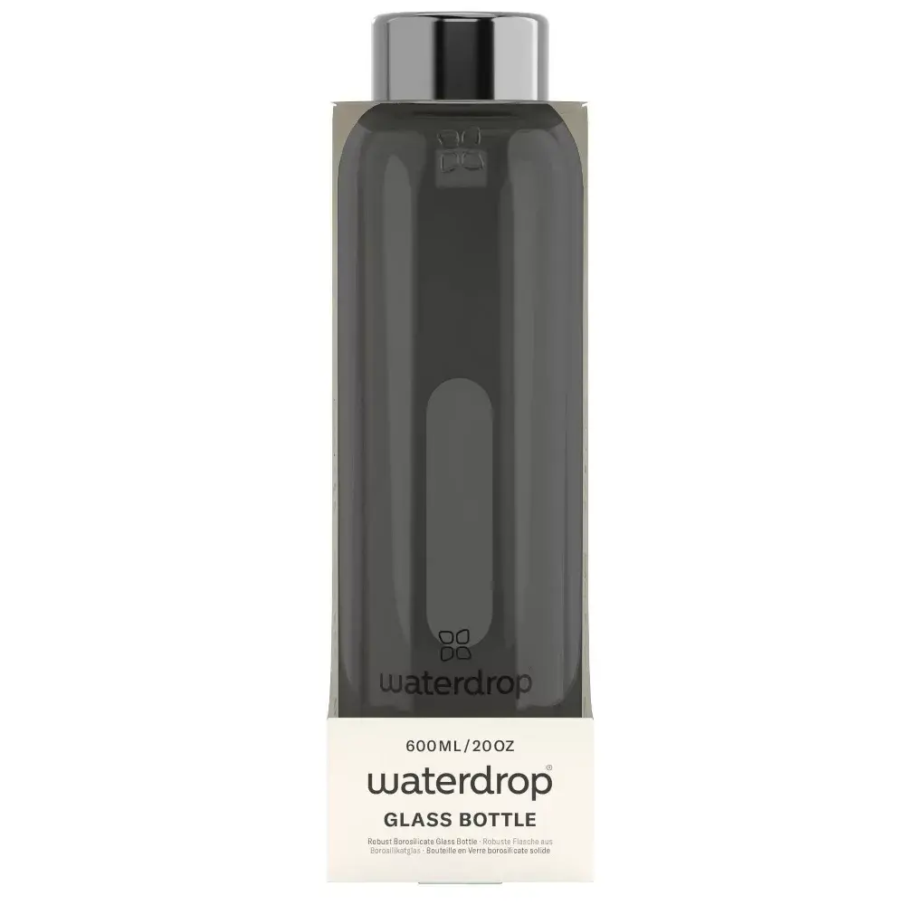 Waterdrop Microdrinks 20oz Black Glossy Water Bottle