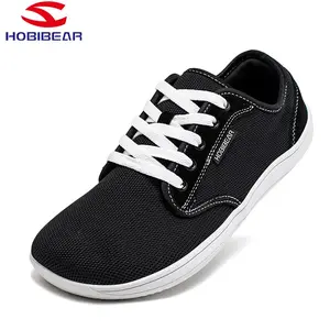 HOBIBEAR Barefoot Minimalist Shoes Wide Width Fashion Sneaker | Zero Drop Sole | Optimal Relaxation | Lightweight Breathable Wide Toes Barefoot shoes