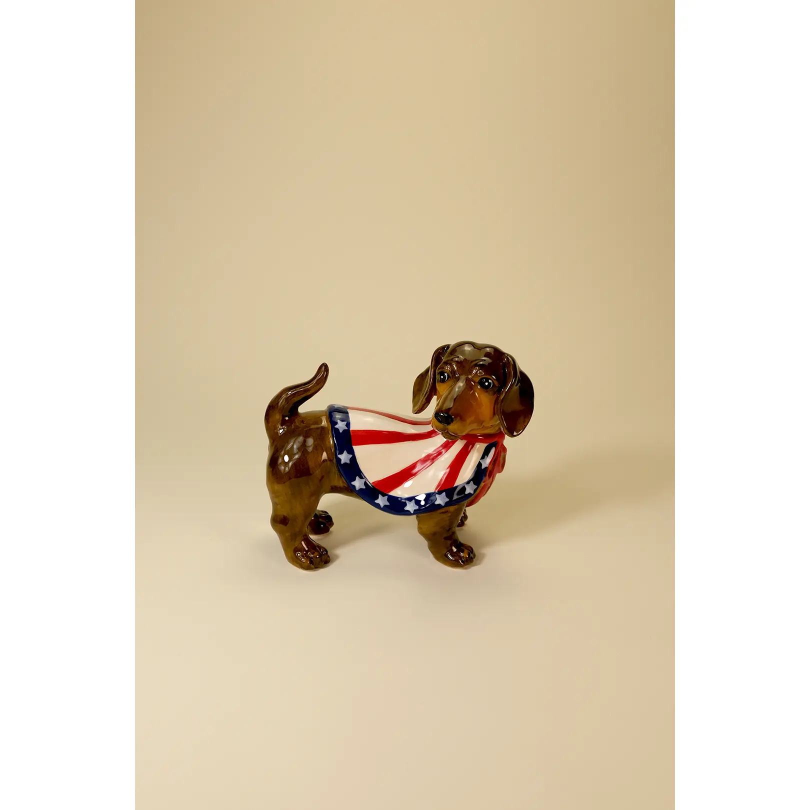 Captain Dachshund Figurine