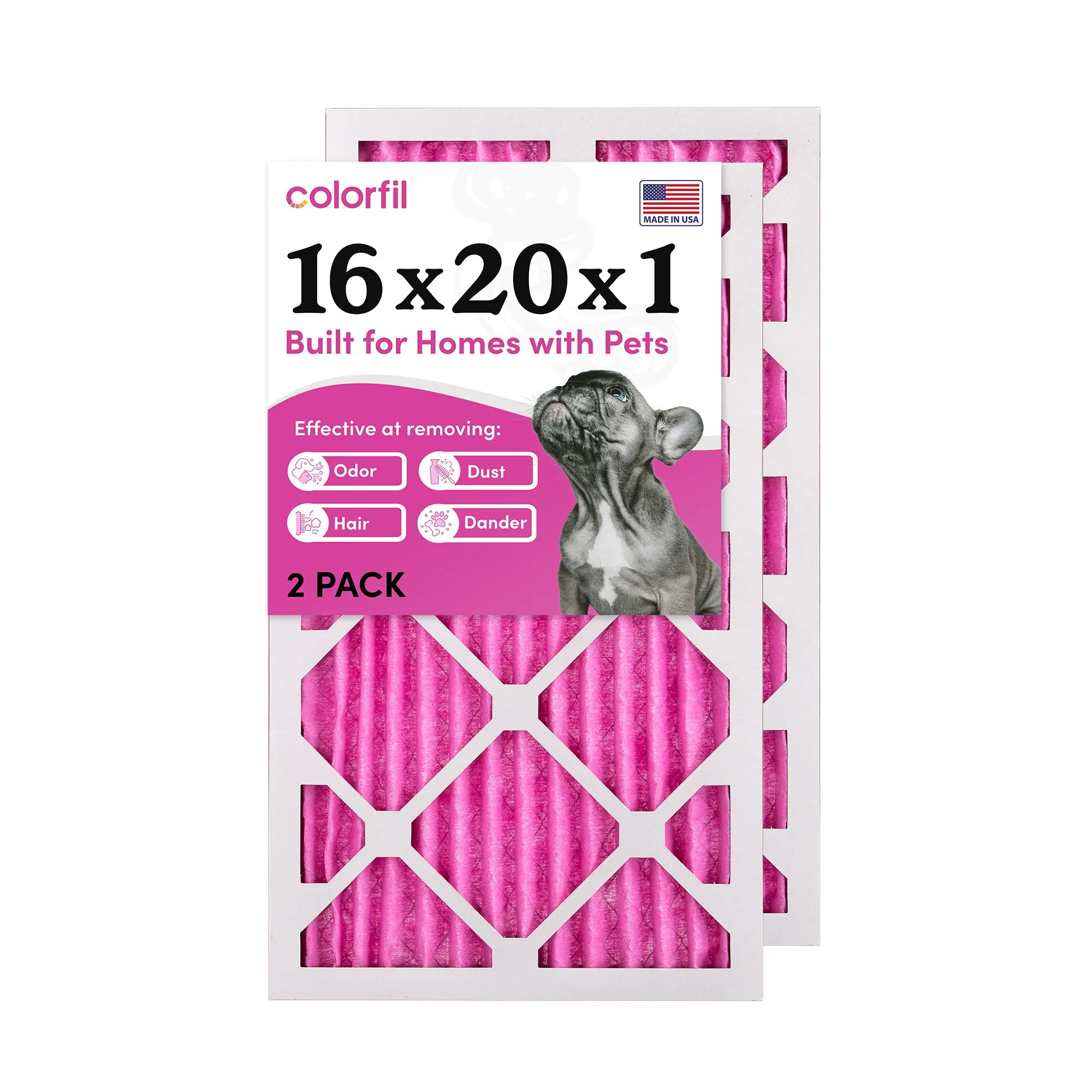 16x20x1 Colorfil Air Filter 2-pack 16x20x1 Colorfil Air Filter 2-pack