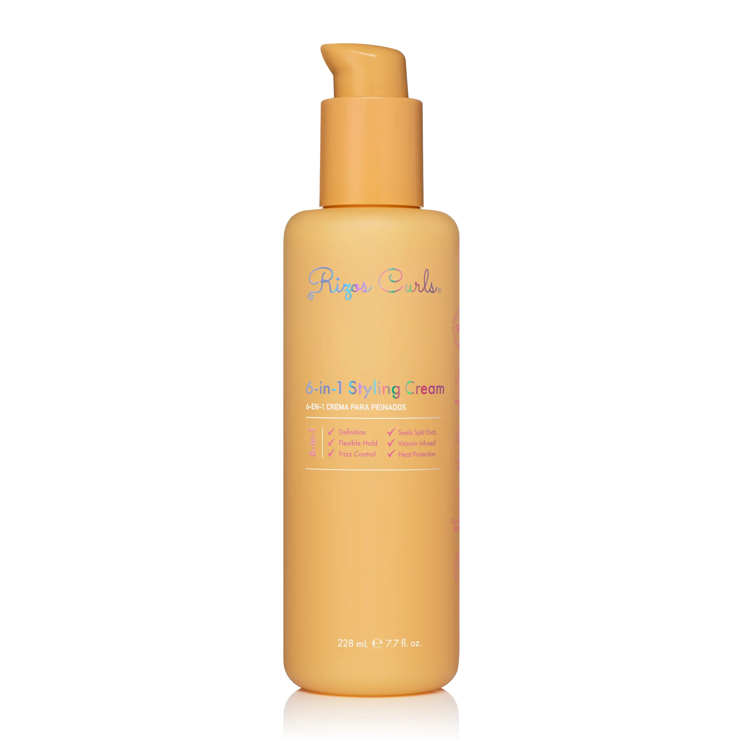 Rizos Curls 6-in-1 Styling Cream for definition, flexible hold, heat protection, frizz control, seals split ends Rizos Curls 6-in-1 Styling Cream for definition, flexible hold, heat protection, frizz control, seals split ends