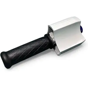 IDL Packaging W-600 Stretch Wrap Dispenser for Mini Film Rolls of 3” Core Size - Heavy Duty Shrink Wrap Handle with Adjustable Tension - Durable Plastic Film Dispenser with Rubber Handle