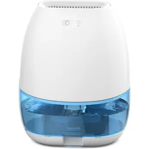 Dehumidifiers for , 34 oz Small Dehumidifier for Room, Quiet Dehumidifiers for Bathroom, Bedroom, RV, Closet with Auto Shut Off, 7 Colors Night Light