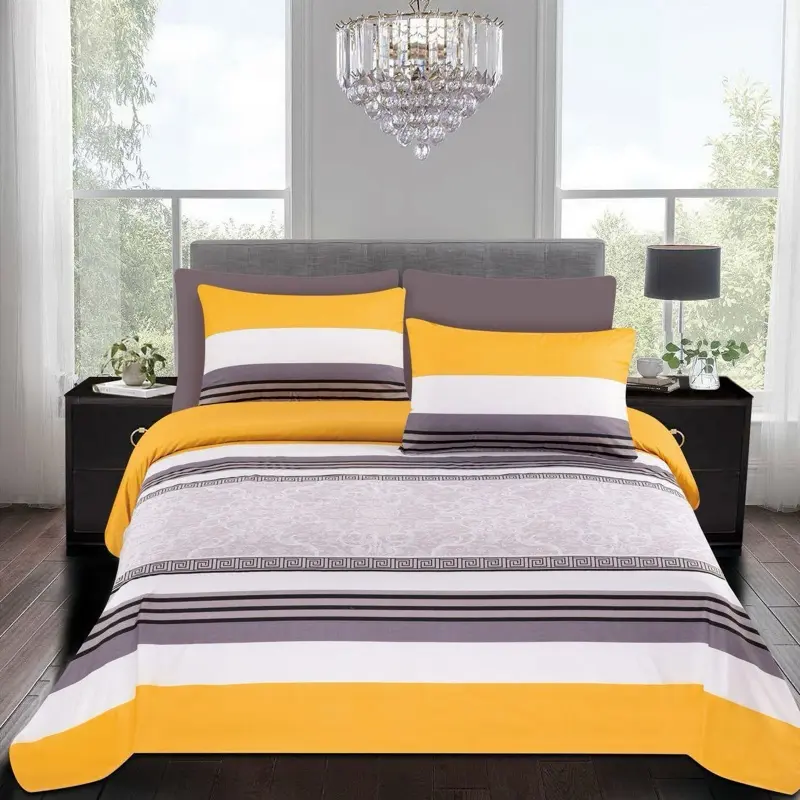 6-Piece Bedding Sets Full Set with Flat Sheets, Red Floral Design, Soft Comfortable Fabric, Ideal for Home Bedroom Use, Bedroom Sets Full Set
