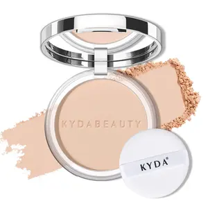 KYDA Mineral Powder, 4-in-1 Mineral Pressed Powder Foundation, SPF 35, Matte Setting Powder with Concealer and Foundation, Lightweight Flawless Coverage