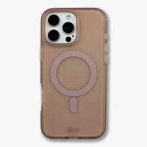 Frosted Matte MagSafe® Compatible iPhone Case - Brown