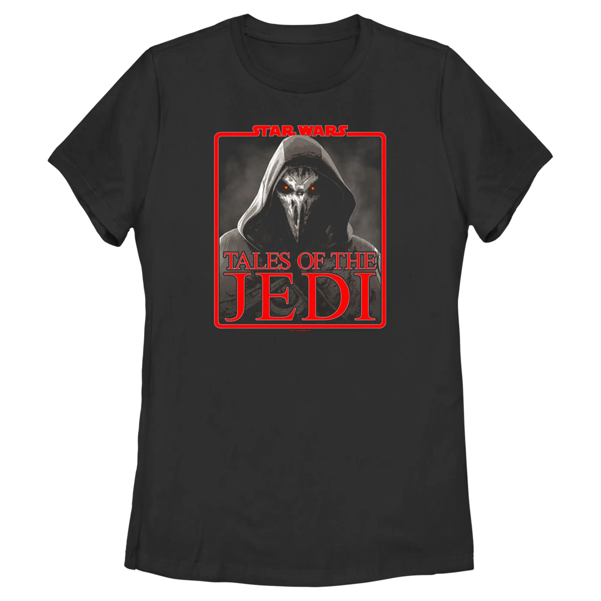 Women's Short-Sleeve Printed Round Neck Graphic Star Wars: Tales of the Jedi The Inquisitor Logo T-Shirt, Streetwear Top