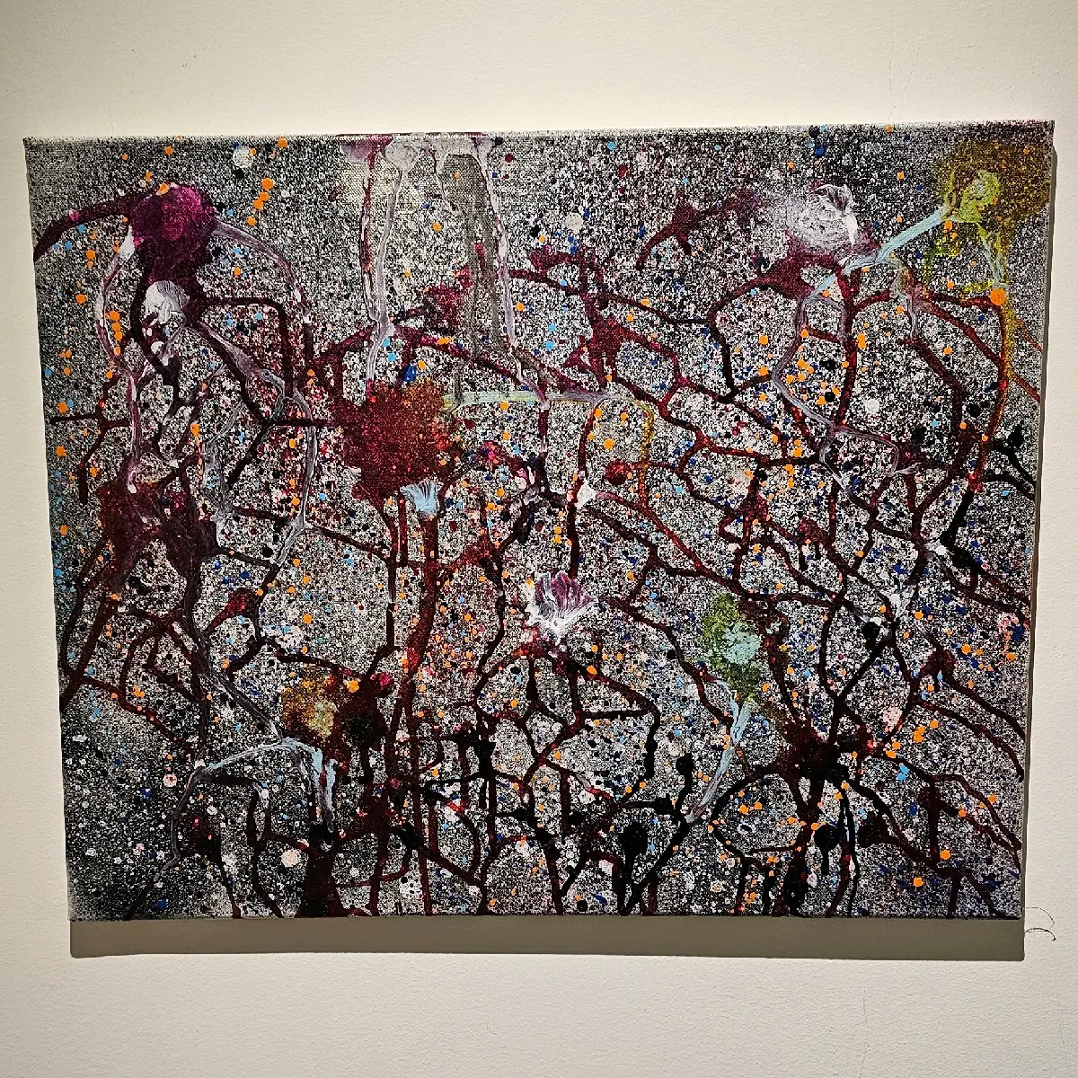 Self Sabotage spray paint canvas