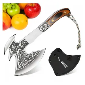 TIVOLI Garden Tool, Garden Axe with Nylon Sheath, Ergonomic Handle – Perfect Gift for Men