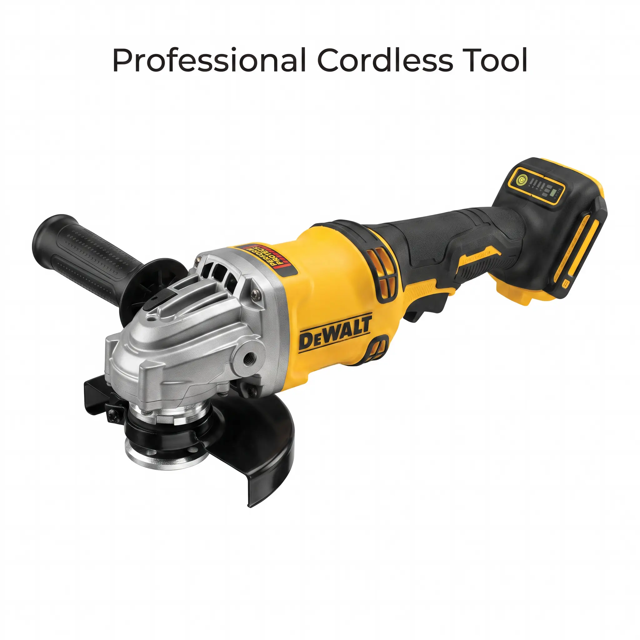 DEWALT DCG405 125mm Angle Grinder - 9000 RPM Hand Tool for Rapid Material Removal, Construction Site Application bolt kit mini electric drill hardware project chuck hex horizontal green laser protective boot square drive driver concrete drilling flexvolt