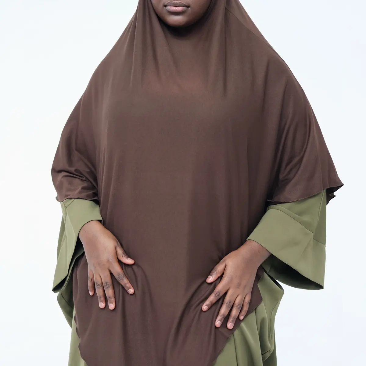 Cotton jersey khimar Cotton jersey khimar
