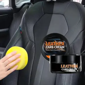 Leather Cleaning and Care Cream, Multifunctional Leather Cleaner, Repair Kit for Car Interior Leather