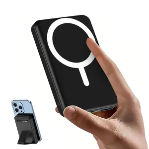 podoru 10000mAh Magnetic Power Bank – Portable Charger with Foldable Stand, LED Digital Display, Charge iPhone & Android Devices Simultaneously summerwins
