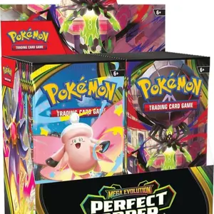 Pokémon Mega Evolution Perfect Order Booster Box for Ages 6+ Featuring Exciting Characters and Collectible Cards