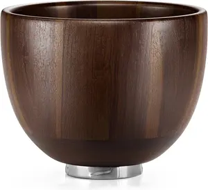 SpaceAid Wooden Bowl for Stand Mixer – Acacia Wood Mixing Bowl, 4.5–5 QT Tilt-Head Compatible