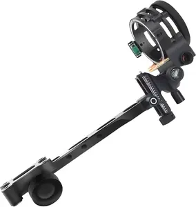 5-Pin Bow Sight for Compound Bows Precision Archery Sight with Adjustable 0.019" Fiber Optics and Hunting Bow Sight Light