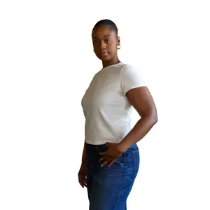 The Shortie Sleeve 100% Supima Cotton Tee