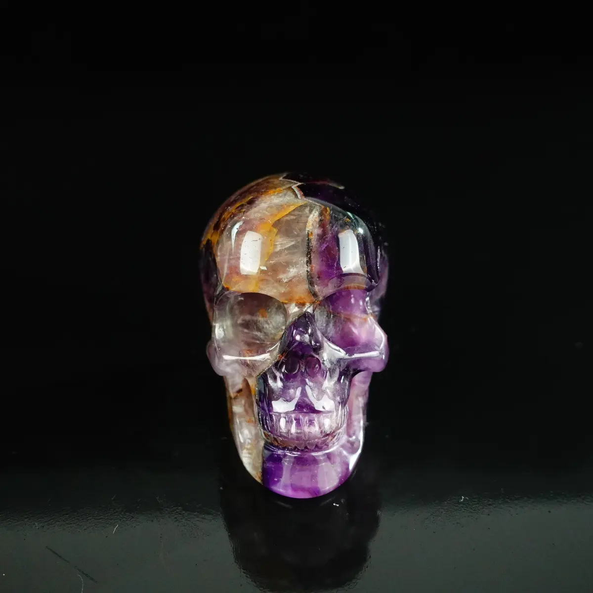 Gift Amethyst Skull 2.2inch 3 inch 4.5inch Skull ,Realistic,Crystal Healing,Fine Sculpture