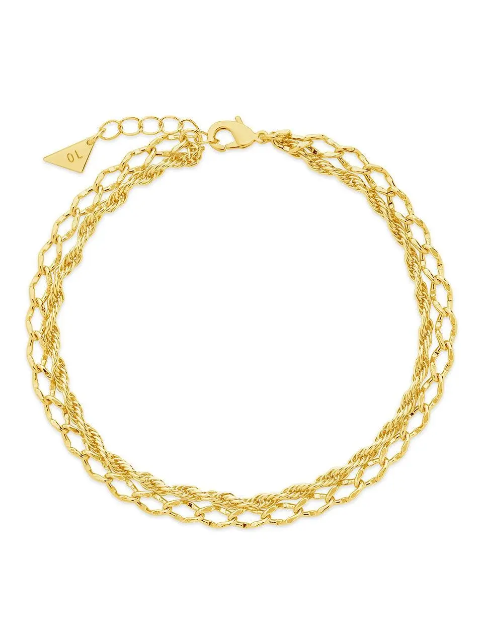 Tessa Layered Chain Anklet