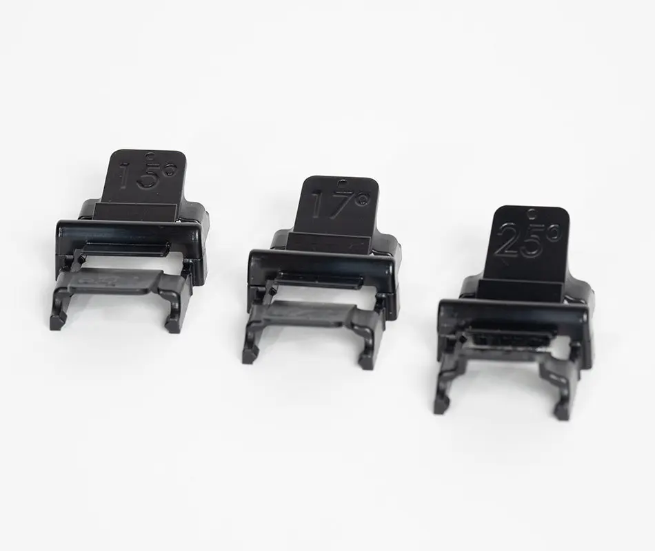 Set of 3 Wicked Edge Precision Knife Guide for Venture Series Sharpeners (15, 17 & 25°)
