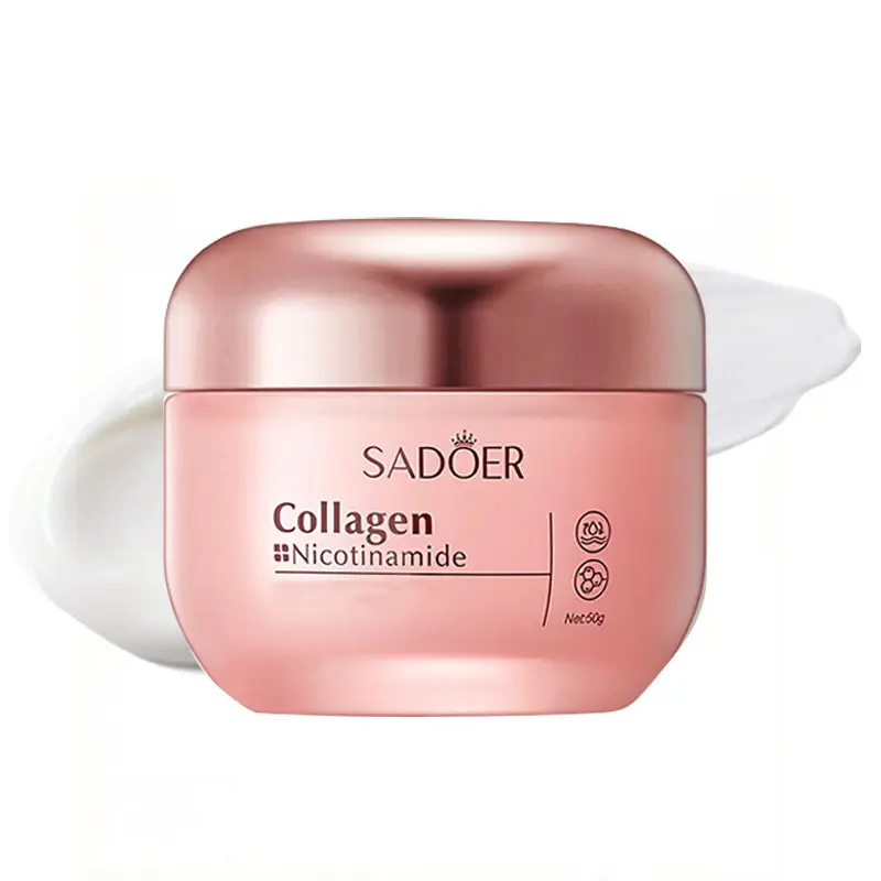 Niacinamide & Collagen Face Cream, Deep Hydration to Nourish Skin, Improve Skin Texture, Daily Skincare, & Supports Elasticity Lightweight Moisturizer for Delicate Skin, Locks in Moisture