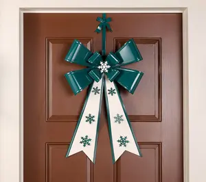 Home Reflections 26" OVersize Metal Holiday Bow