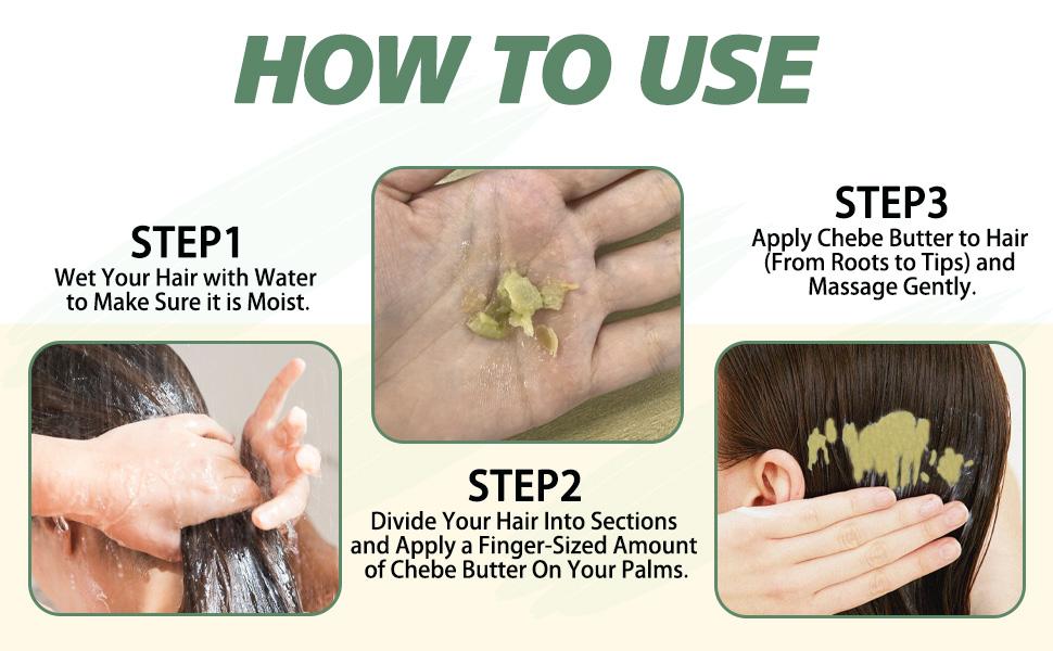 Chebe Hair Butter for Growth and Thickening Deep Moisturizing Hair Grease Natural Conditioner for All Hair Types Shampoo Blend,2 Pack,valentine's day gifts for her/him,valentine's day gifts for her/him