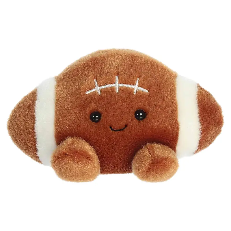 Palm Pals Adorable Tackle Football Brown Soft Plush Collectable Stuffed Animal