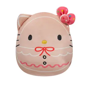 Squishmallows Sanrio Christmas 10" Hello Kitty Gingerbread Plushy
