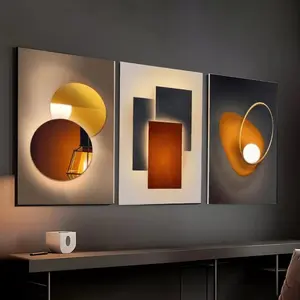 3 Set Of Modern Art Painting Canvas Poster, Wall Art Decor for Home Living Room Bedroom Office