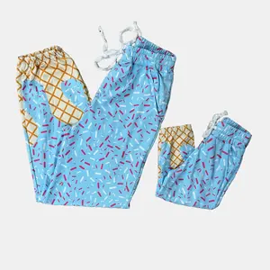 Game Day Ice Cream Print Jogger Leggings - Cute & Comfy for Basketball/Volleyball Games, Yoga & Errands | Trendy Athleisure  Kids Clothes