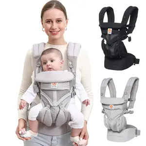 Ergonomic Multifunctional Baby Carrier, Multi-Pocket Infant Backpack, Adjustable Ergonomic Carrier, Suitable for Newborns to Toddlers 8-40 Lbs, Padded Straps, Waist Storage, Pacifier Ring