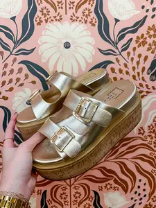 Gold Lucinda Sandals
