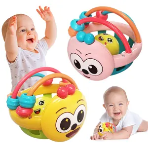 Bell Toy, Grip Training Toy, Cute Cartoon Bell, Rattle Maracas Sensory, Attracts Attention, Stimulates Visual Development, Gift for Boys and Girls, Infant Play