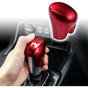 Anti-Scratch Gear Shift Knob Cover Protector for Honda Civic 2022-2026, Accord 2018-2026, CR-V HR-V 2023-2026, Center Console Shifter Knob Trim Cap Accessories