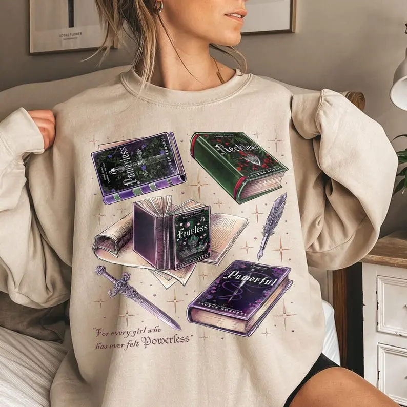 Powerless Series Lauren Roberts Sweatshirt, Kai Azer & Paedyn Gray Shirt, Fantasy Bookish Shirt, Powerful Book Shirt, Bookish Gift