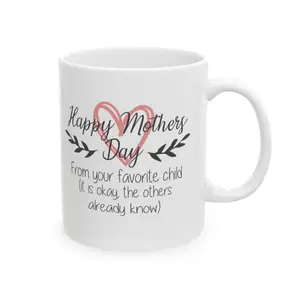 Happy Mother's Day floral heart Mug |     Mother's Day ceramic mug,A beautiful floral keepsake for Mother's Day, a lovely Tea Cup for Grandma's birthday, or a heartfelt appreciation gift for a wonderful Wife and Mom this Spring.