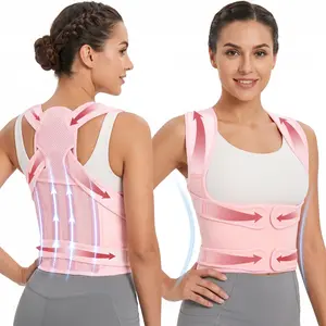 Adjustable Posture Corrector Back Brace - Ergonomic Back Saver, Comfortable Shoulder Straightener for Back Pain Relief, Hunchback Aligners for Spine Alignment & Posture Improvement, Unisex Fitness Support