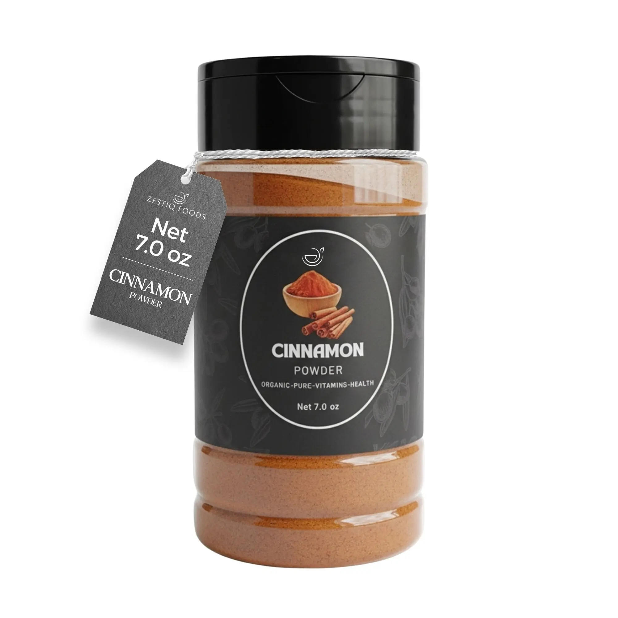 100% Organic Cinnamon Powder – Fresh, Aromatic & Antioxidant-Rich Spice | 7.0 oz