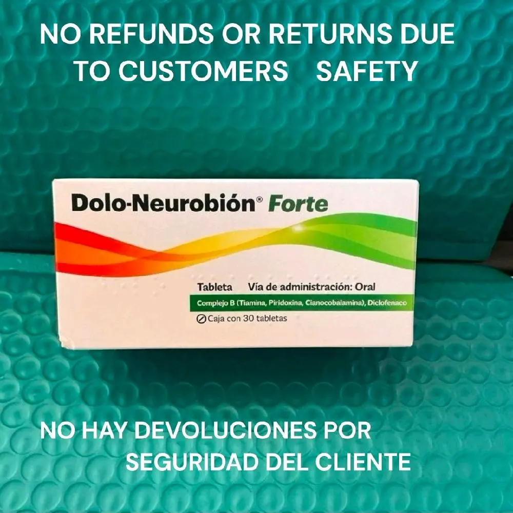 Doloneurobion Forte vitamin b12  Sistema Nervioso,Migrañas,Tension Nerviosa Con 30 Tabletas